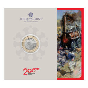 200 Years of The Modern Railway 2025 UK £2 Brilliant Uncirculated Coin