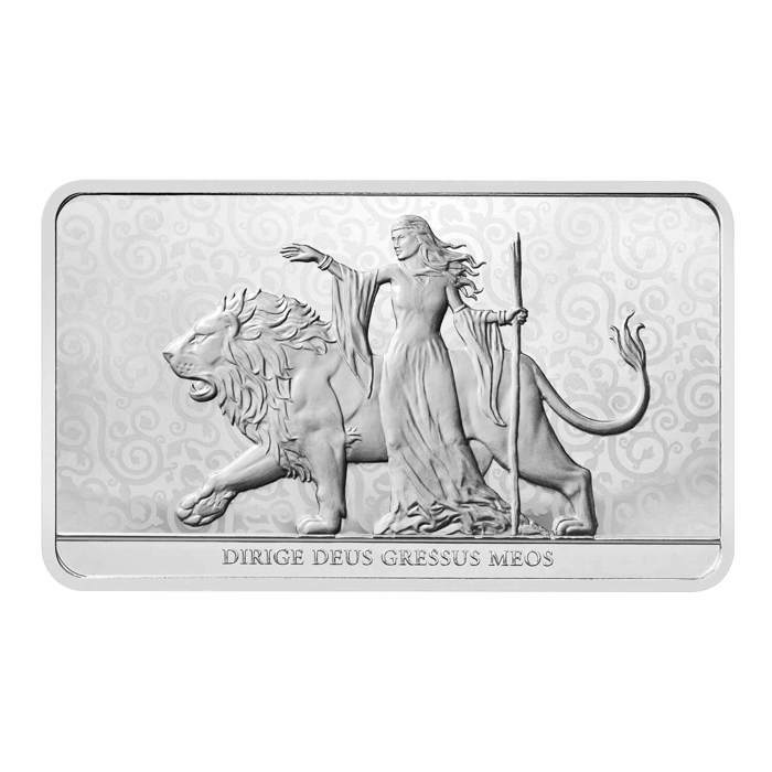 Una and the Lion 100oz  Silver Minted Bar