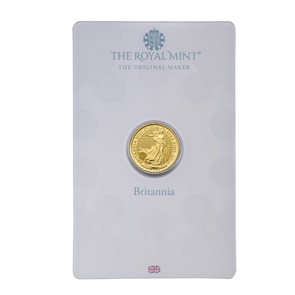 Britannia 2021 1/10 oz Gold Bullion Coin in Blister