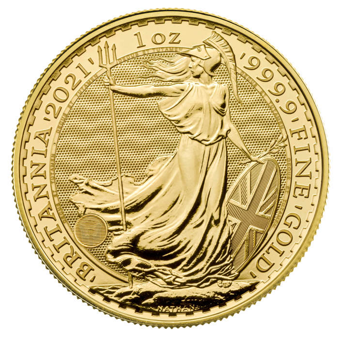 Britannia 2021 1 oz Gold Bullion Coin