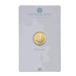 Britannia 2022 1/10 oz Gold Bullion Coin in Blister