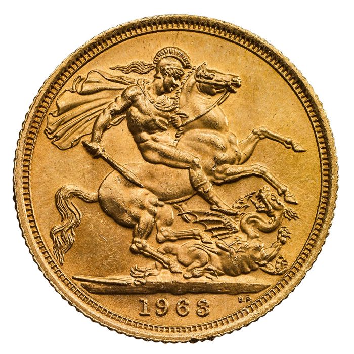 1963 Queen Elizabeth II Sovereign