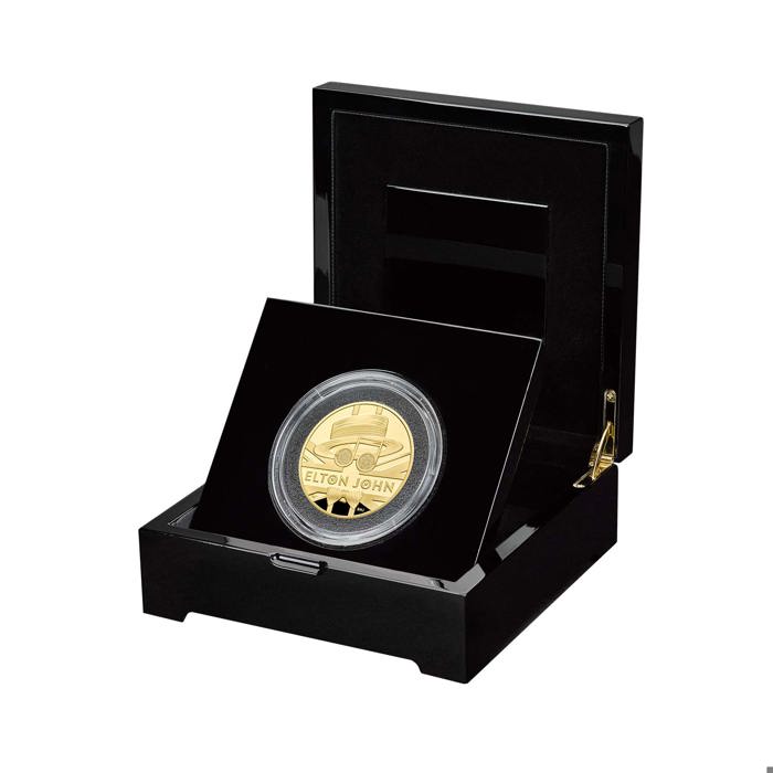 Elton John 2020 UK Five Ounce Gold Proof Coin