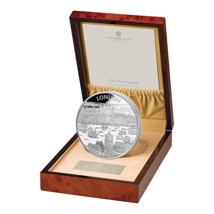 City Views London 2022 UK 1kg Silver Proof Coin