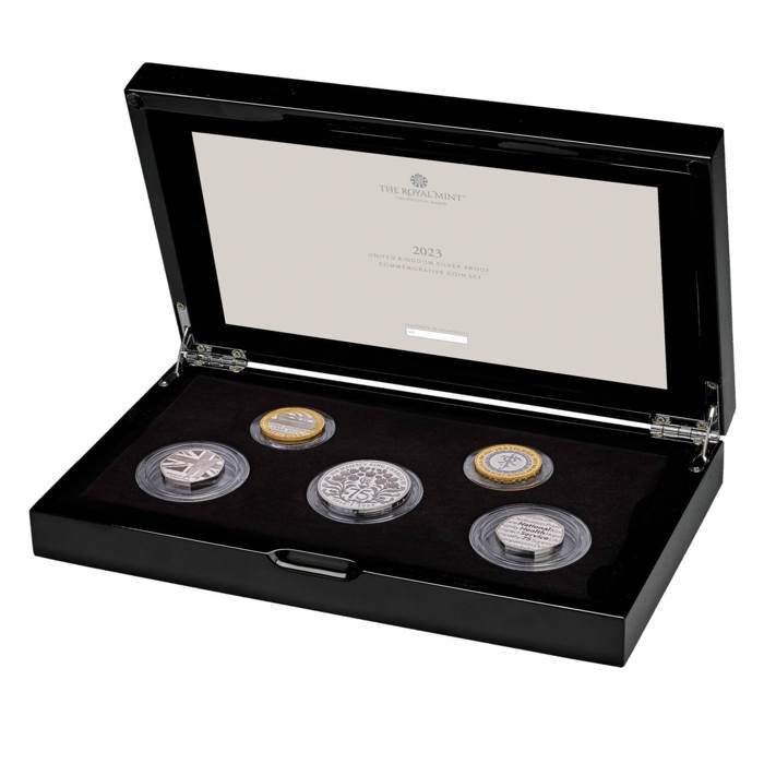 The 2023 United Kingdom Silver Proof Commemorative Coin Set