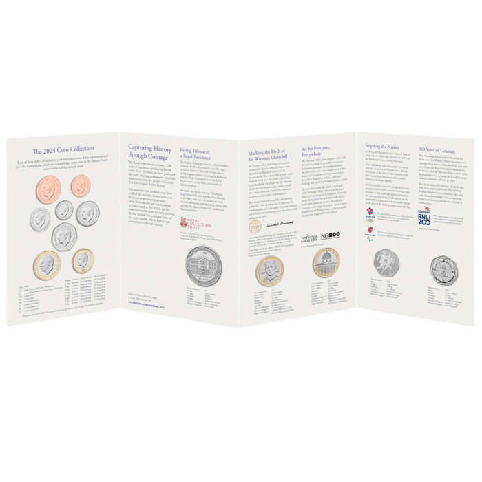 The 2024 United Kingdom Brilliant Uncirculated Annual Coin Set