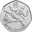 Taekwondo 50p Coin