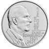 The 2021 HRH The Prince Philip, Duke of Edinburgh commemorative £5 coin.